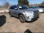 2019 Toyota Highlander Xle Gray vin: 5TDJZRFH4KS588545