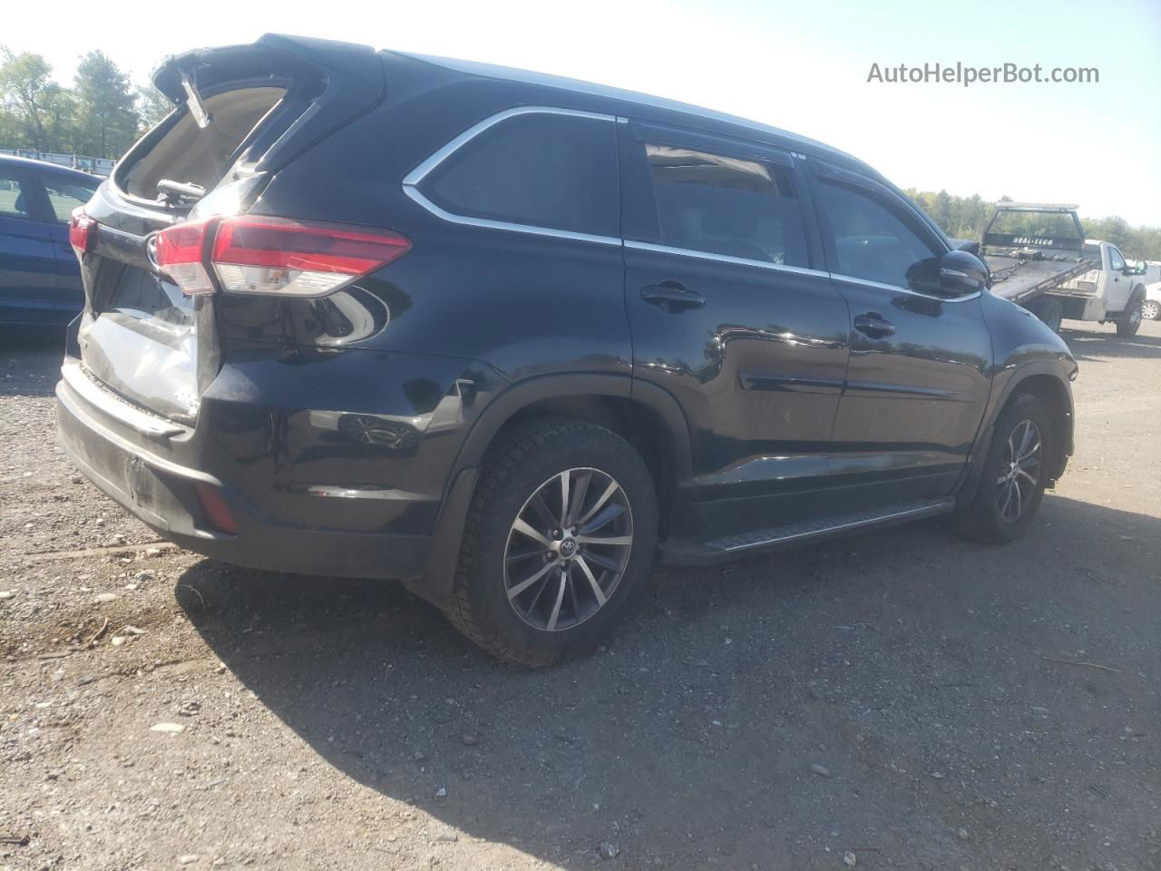 2019 Toyota Highlander Se Черный vin: 5TDJZRFH4KS617641