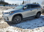 2019 Toyota Highlander Se Silver vin: 5TDJZRFH5KS584505