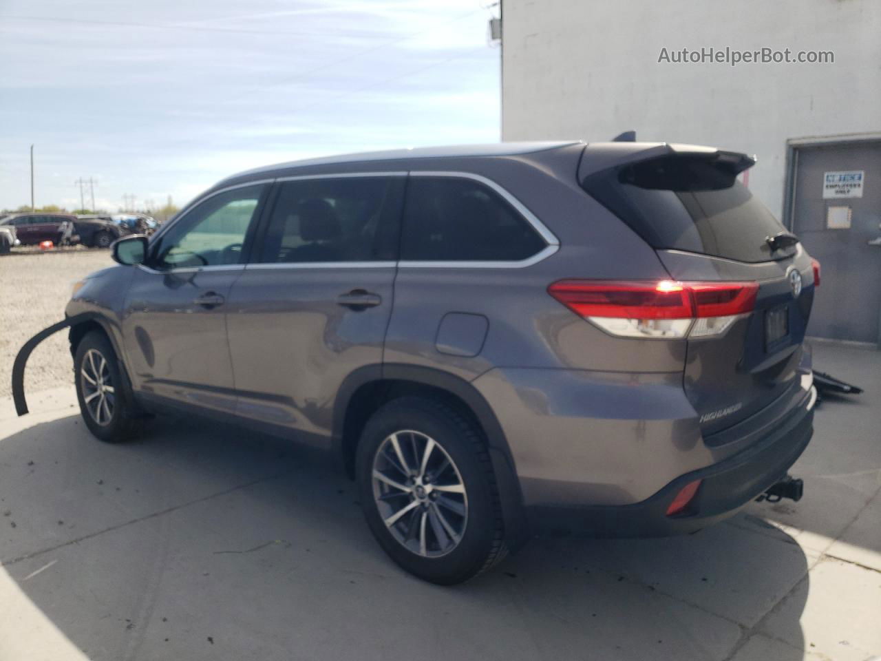 2019 Toyota Highlander Se Charcoal vin: 5TDJZRFH5KS585184