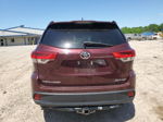 2019 Toyota Highlander Se Burgundy vin: 5TDJZRFH5KS718588