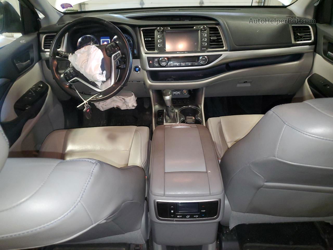 2019 Toyota Highlander Se Серебряный vin: 5TDJZRFH5KS923358