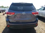 2019 Toyota Highlander Se Blue vin: 5TDJZRFH5KS965190