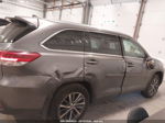 2019 Toyota Highlander Xle Серый vin: 5TDJZRFH6KS593875