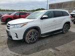 2019 Toyota Highlander Se White vin: 5TDJZRFH6KS601649