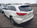 2019 Toyota Highlander Xle White vin: 5TDJZRFH6KS602428