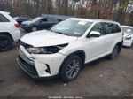 2019 Toyota Highlander Xle White vin: 5TDJZRFH6KS602428