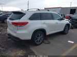 2019 Toyota Highlander Xle White vin: 5TDJZRFH7KS609212