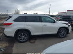 2019 Toyota Highlander Xle White vin: 5TDJZRFH7KS609212