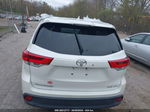 2019 Toyota Highlander Xle White vin: 5TDJZRFH7KS952280