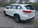 2019 Toyota Highlander Xle Белый vin: 5TDJZRFH7KS952280