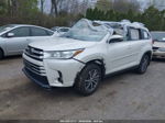 2019 Toyota Highlander Xle White vin: 5TDJZRFH7KS952280