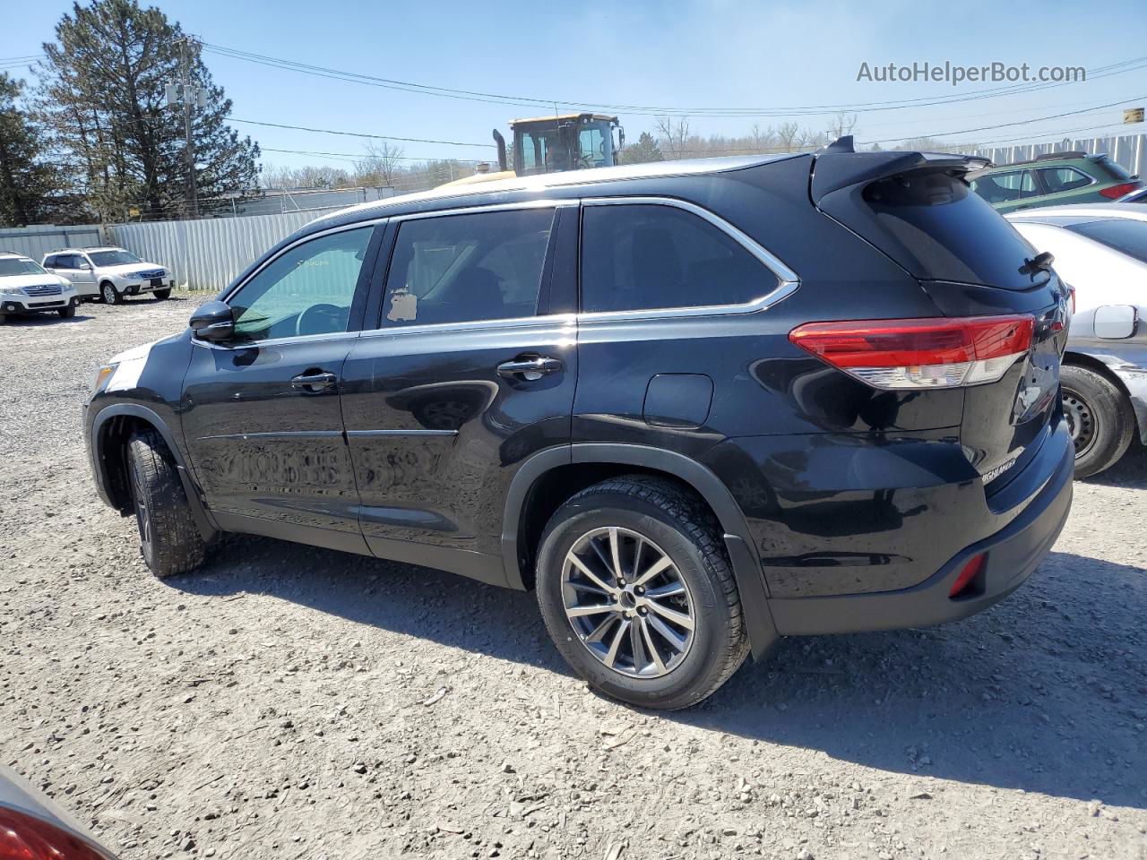 2019 Toyota Highlander Se Charcoal vin: 5TDJZRFH8KS626441