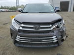 2019 Toyota Highlander Se Gray vin: 5TDJZRFH9KS601841