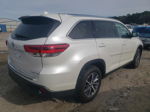 2019 Toyota Highlander Se White vin: 5TDJZRFH9KS708940