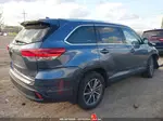 2019 Toyota Highlander Xle Light Blue vin: 5TDJZRFH9KS741615