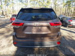 2019 Toyota Highlander Xle Brown vin: 5TDJZRFH9KS987905