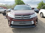 2019 Toyota Highlander Se Бордовый vin: 5TDJZRFHXKS729778