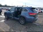 2019 Toyota Highlander Xle Blue vin: 5TDJZRFHXKS955142