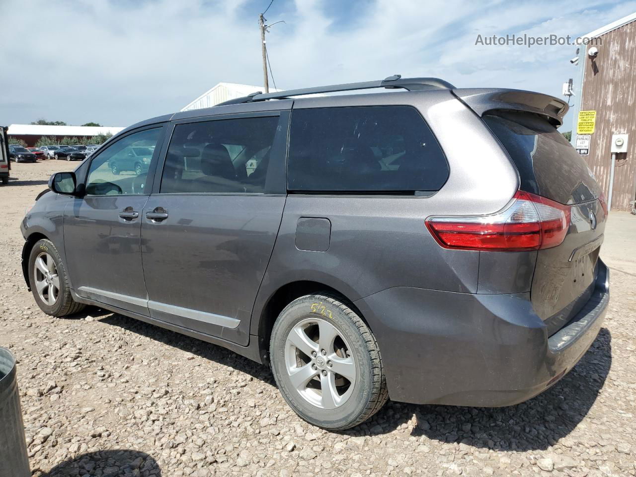 2015 Toyota Sienna Le Серый vin: 5TDKK3DC0FS593518