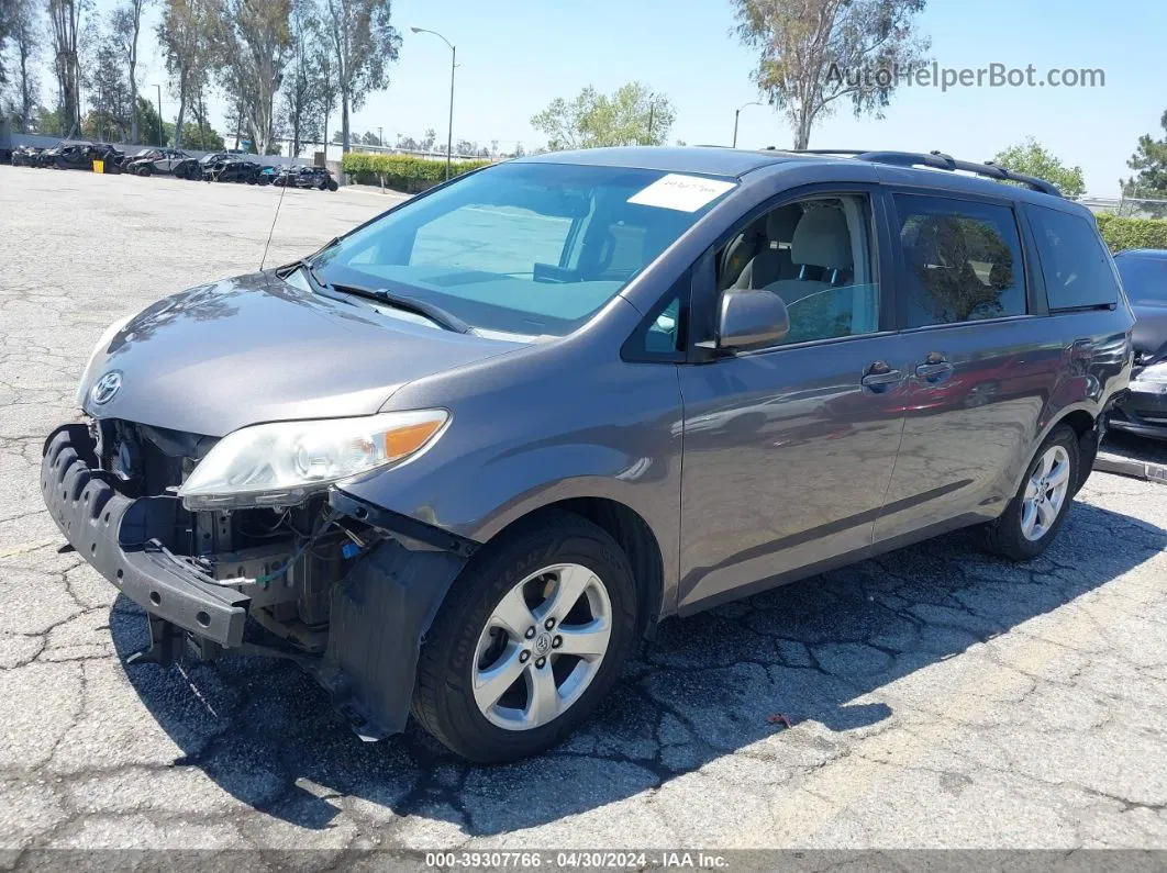 2014 Toyota Sienna Le V6 8 Passenger Gray vin: 5TDKK3DC1ES471202