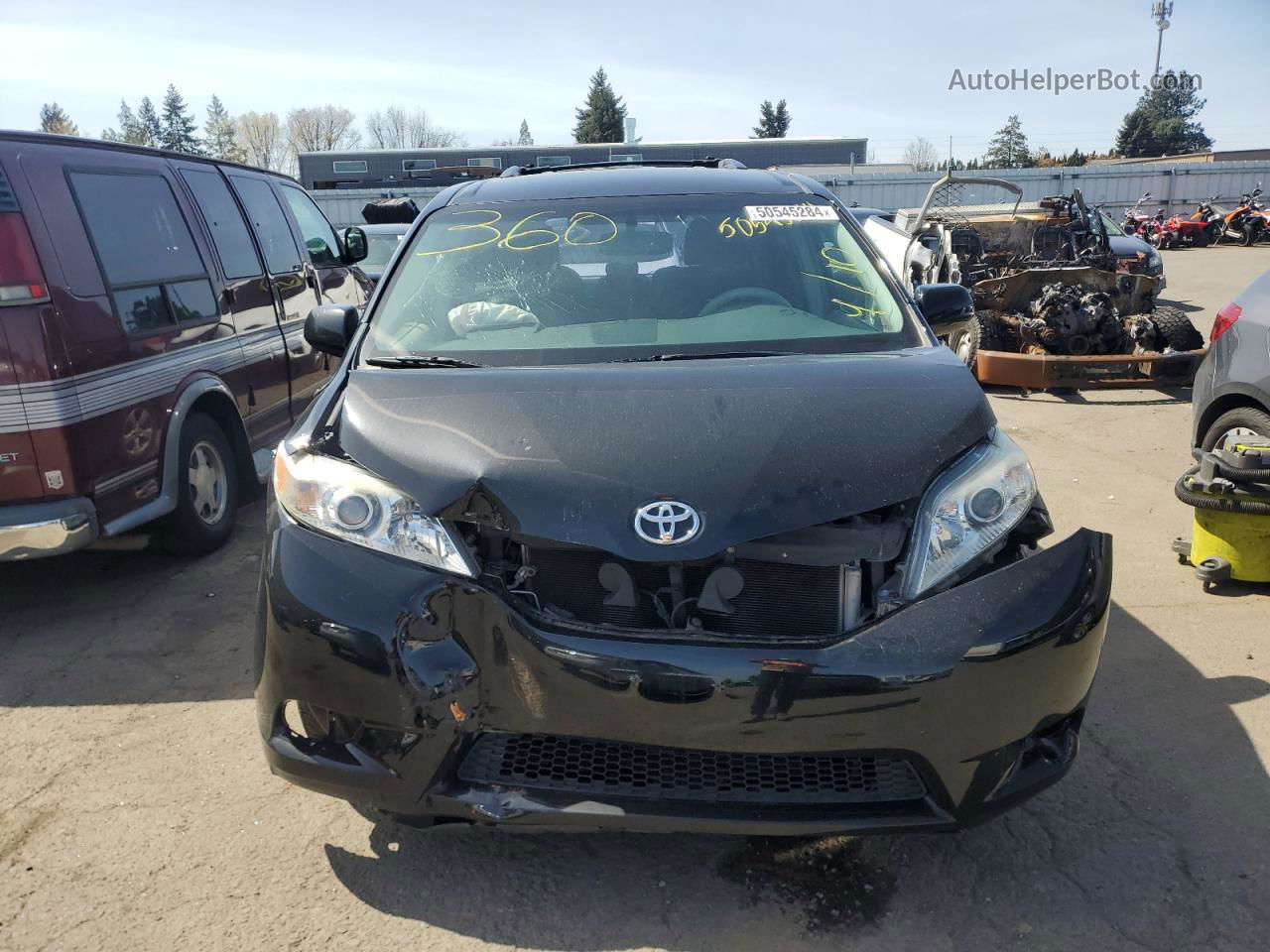 2014 Toyota Sienna Le Black vin: 5TDKK3DC2ES444302