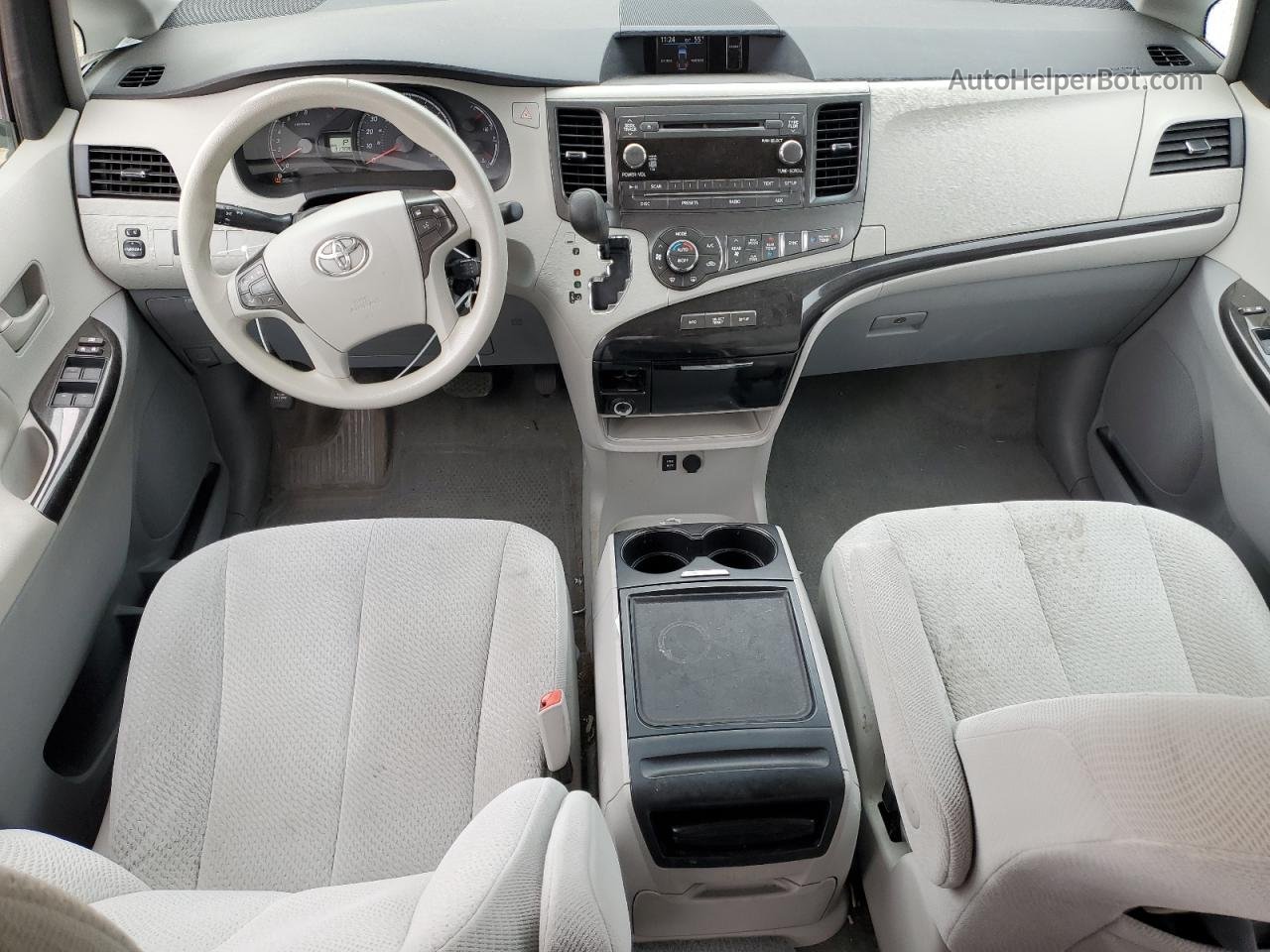 2014 Toyota Sienna Le Серый vin: 5TDKK3DC2ES495010