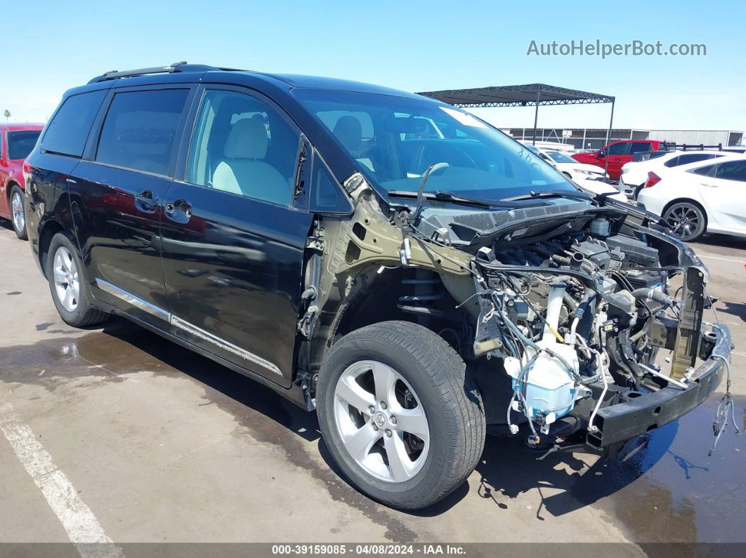 2014 Toyota Sienna Le V6 8 Passenger Black vin: 5TDKK3DC3ES433115