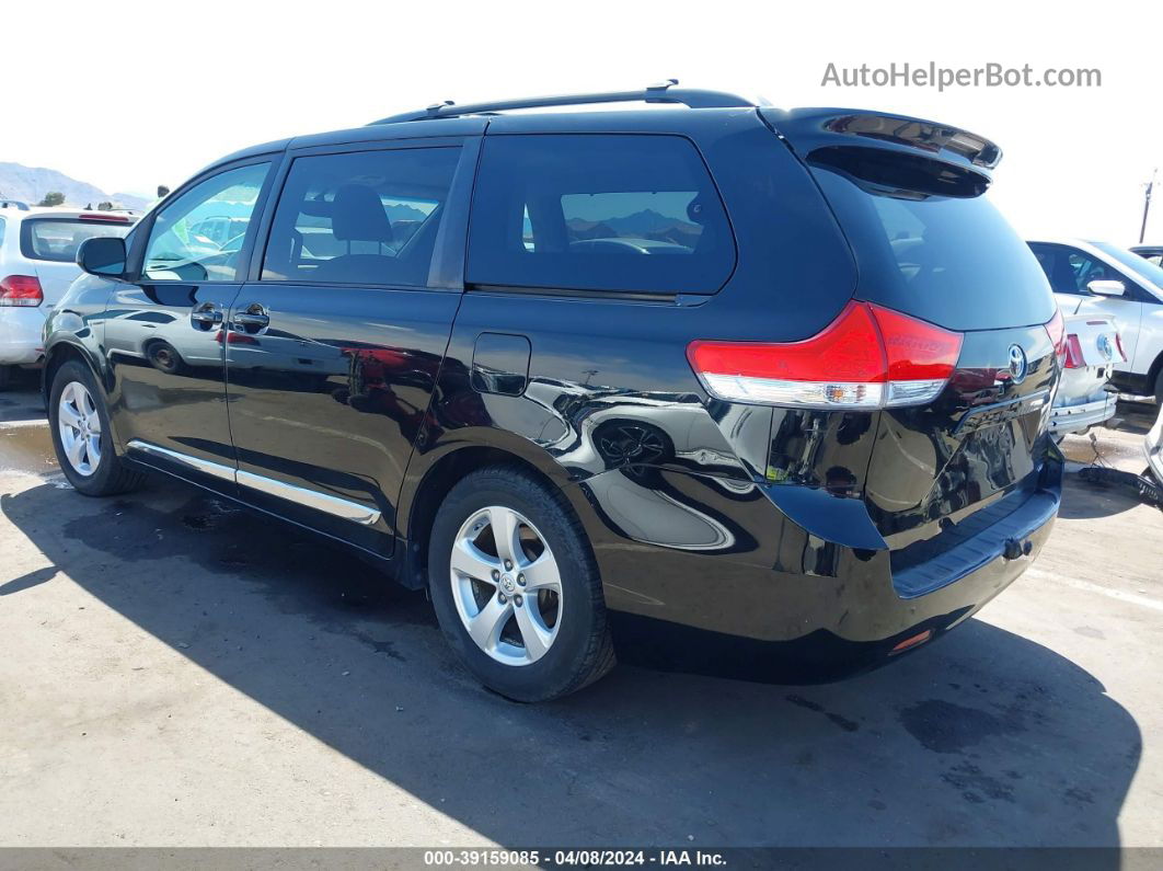 2014 Toyota Sienna Le V6 8 Passenger Black vin: 5TDKK3DC3ES433115