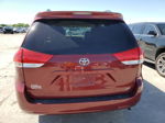 2014 Toyota Sienna Le Темно-бордовый vin: 5TDKK3DC4ES469489