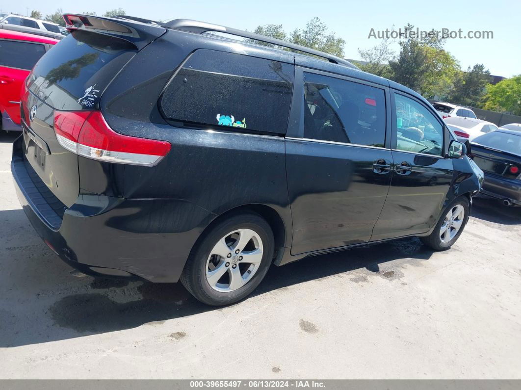 2014 Toyota Sienna Le V6 8 Passenger Черный vin: 5TDKK3DC5ES409298