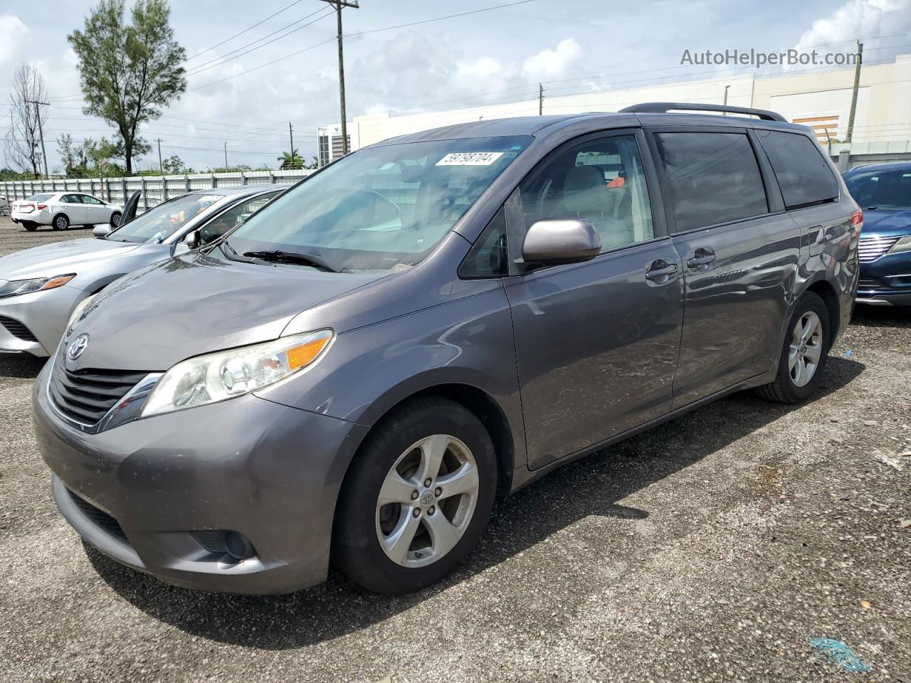 2014 Toyota Sienna Le Gray vin: 5TDKK3DC5ES418714