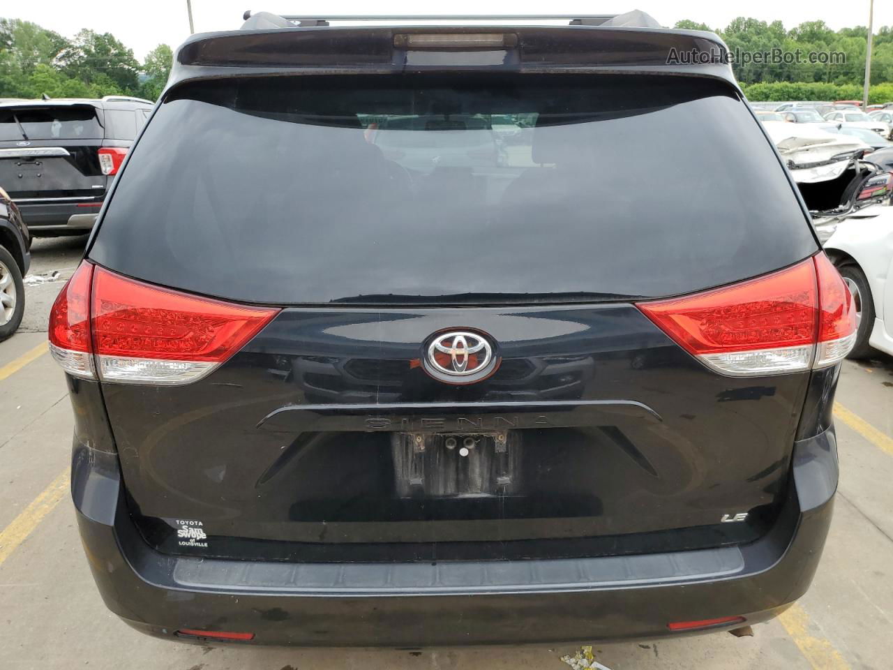 2014 Toyota Sienna Le Black vin: 5TDKK3DC5ES507165