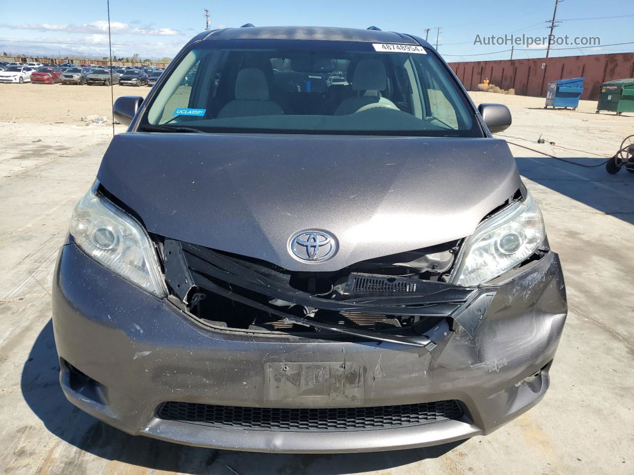 2014 Toyota Sienna Le Gray vin: 5TDKK3DC6ES417913