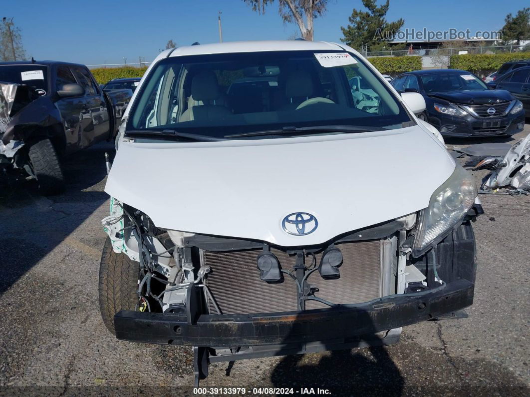 2014 Toyota Sienna Le V6 8 Passenger White vin: 5TDKK3DC6ES442391