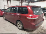 2014 Toyota Sienna Le V6 8 Passenger Maroon vin: 5TDKK3DC6ES451186