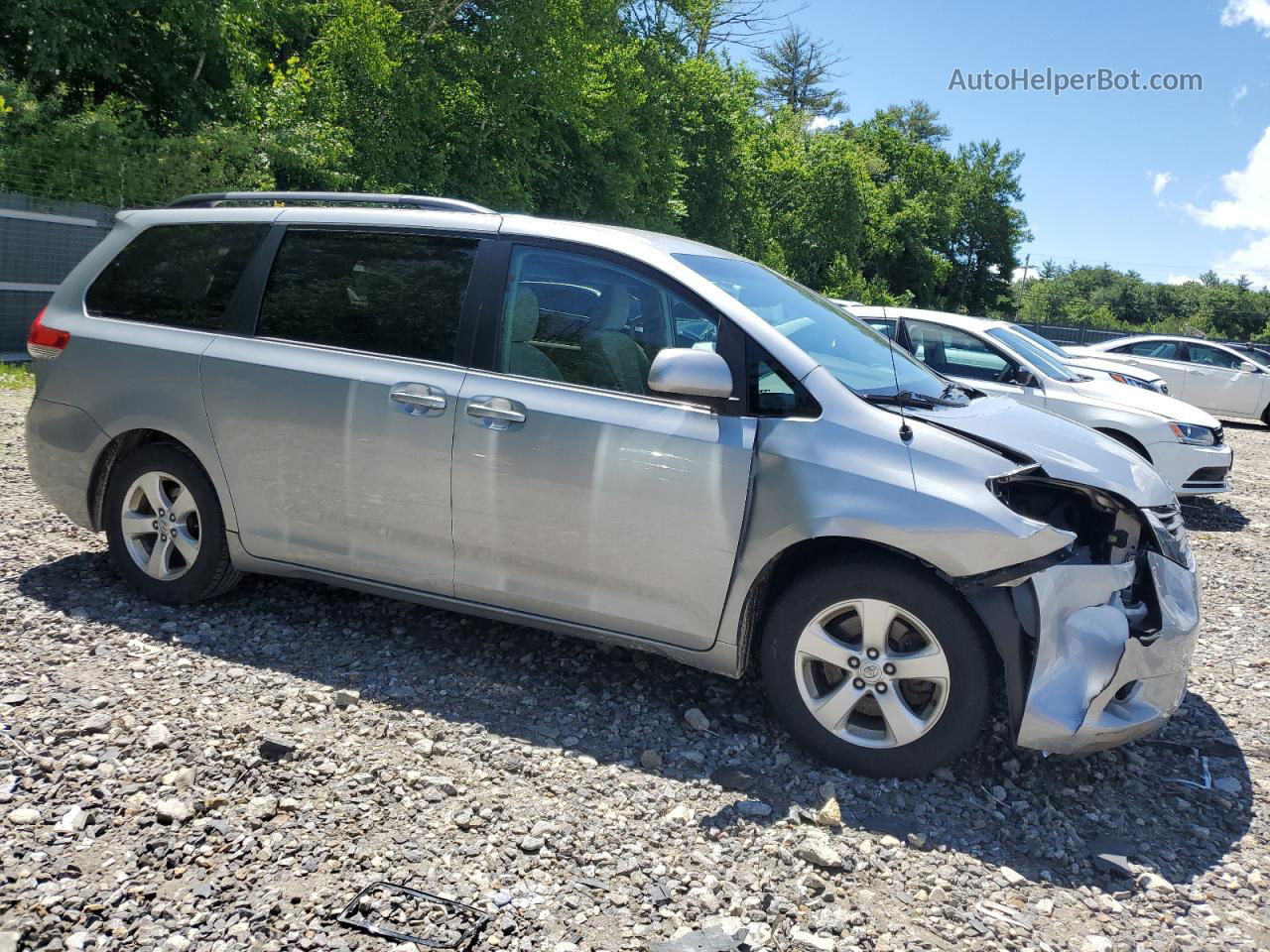 2014 Toyota Sienna Le Silver vin: 5TDKK3DC6ES465654