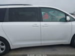 2014 Toyota Sienna Le V6 8 Passenger White vin: 5TDKK3DC6ES485063