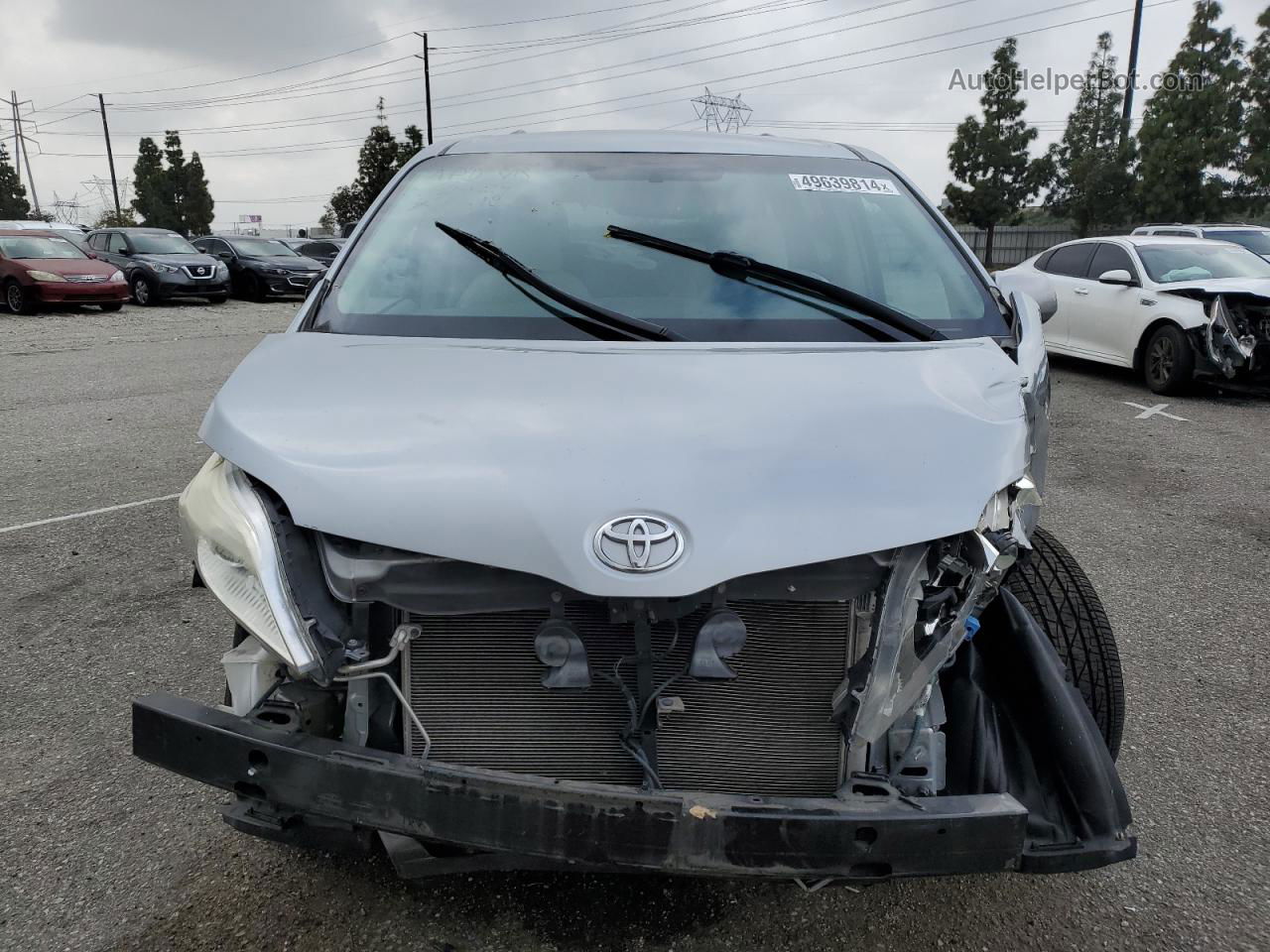 2014 Toyota Sienna Le Silver vin: 5TDKK3DC8ES443249