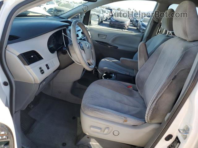 2014 Toyota Sienna Le Белый vin: 5TDKK3DC8ES458799