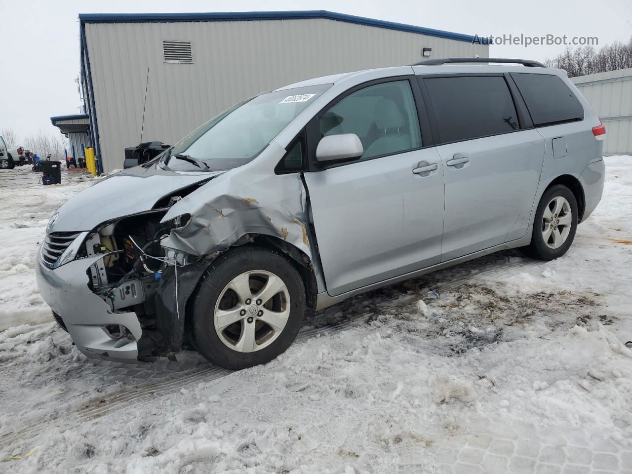 2014 Toyota Sienna Le Silver vin: 5TDKK3DC9ES425214