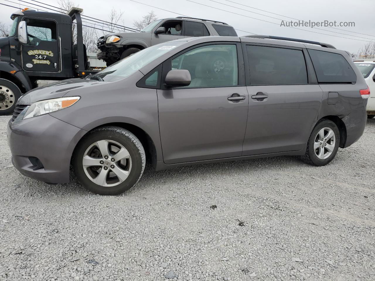 2014 Toyota Sienna Le Gray vin: 5TDKK3DC9ES485476