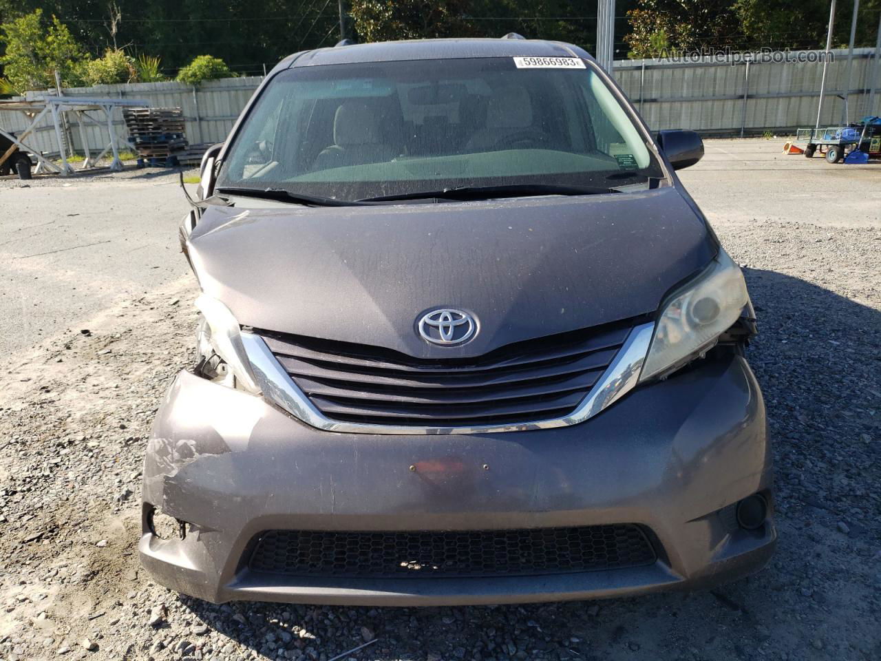 2015 Toyota Sienna Le Серый vin: 5TDKK3DCXFS598144