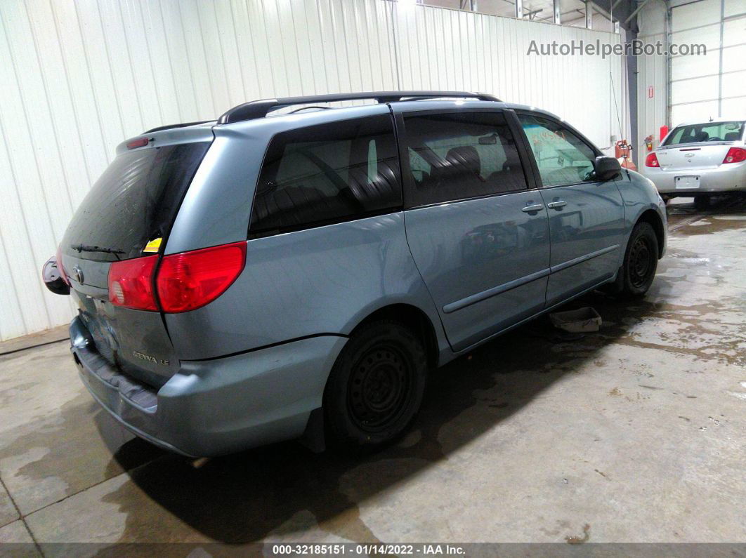 2010 Toyota Sienna Ce/le Blue vin: 5TDKK4CC1AS329059