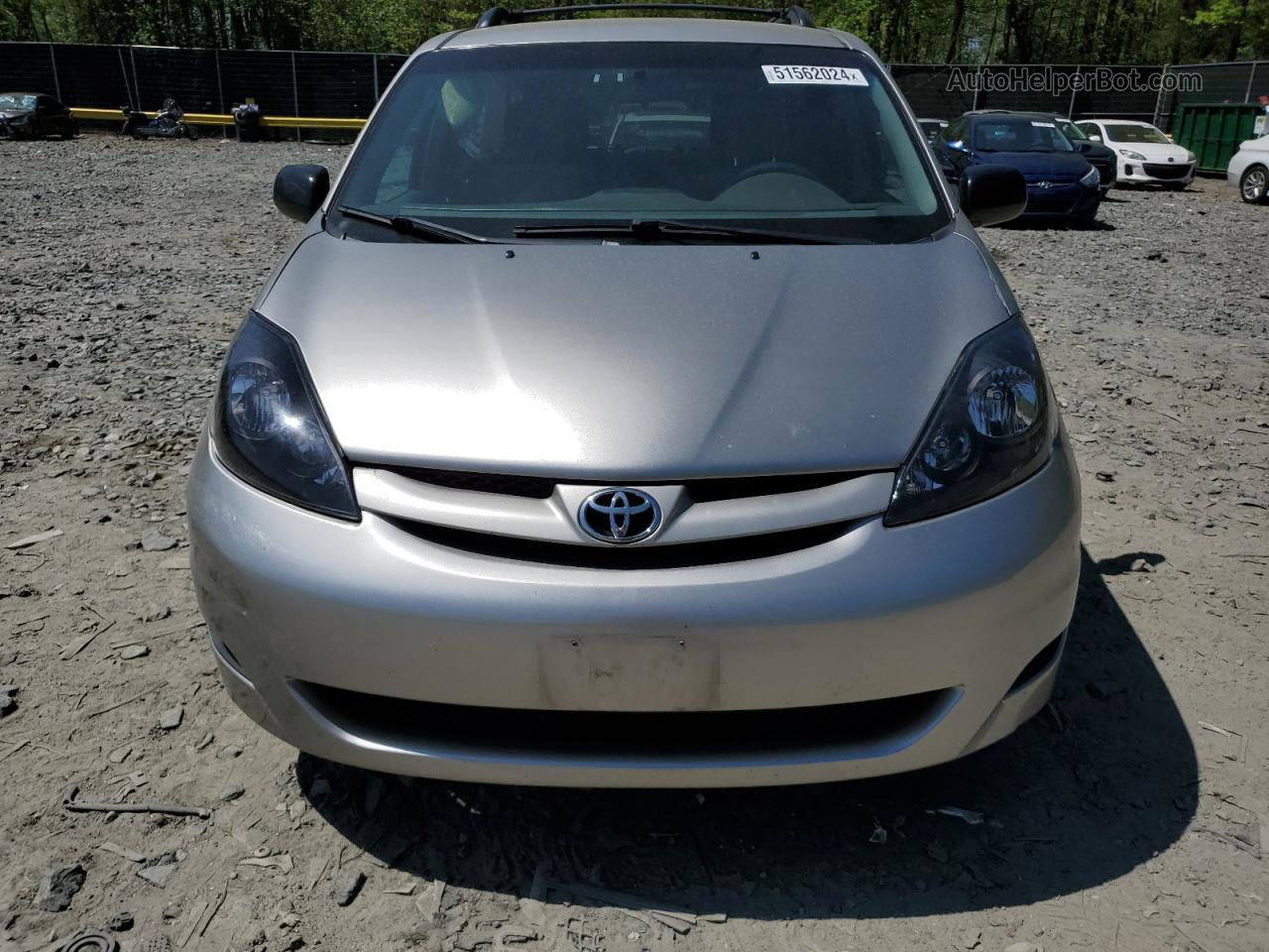 2010 Toyota Sienna Ce Серебряный vin: 5TDKK4CC6AS294003