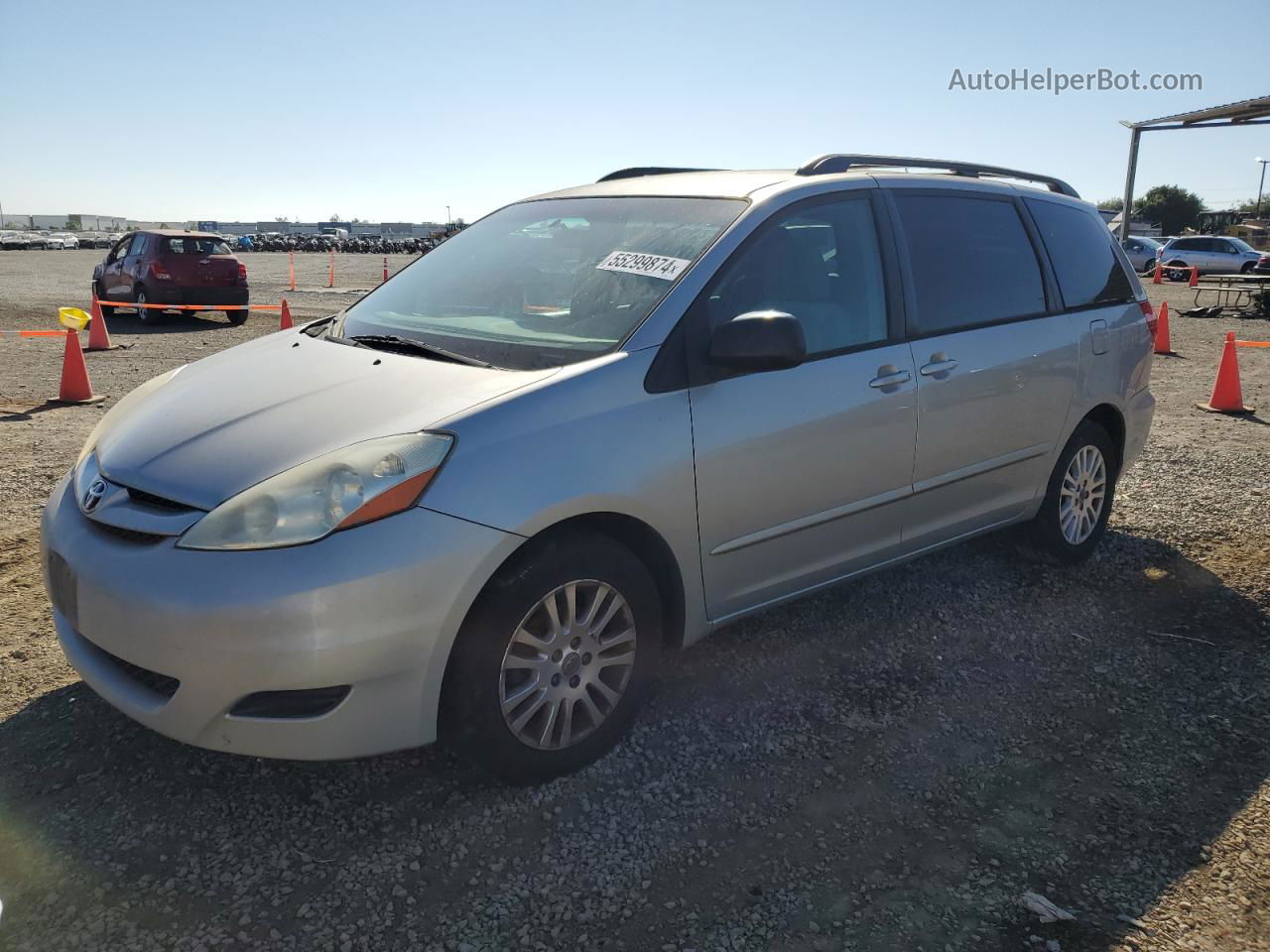 2010 Toyota Sienna Ce Silver vin: 5TDKK4CC7AS304621