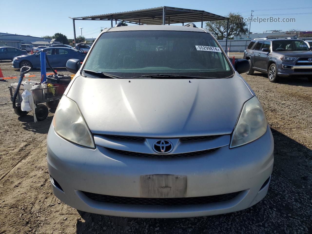 2010 Toyota Sienna Ce Silver vin: 5TDKK4CC7AS304621