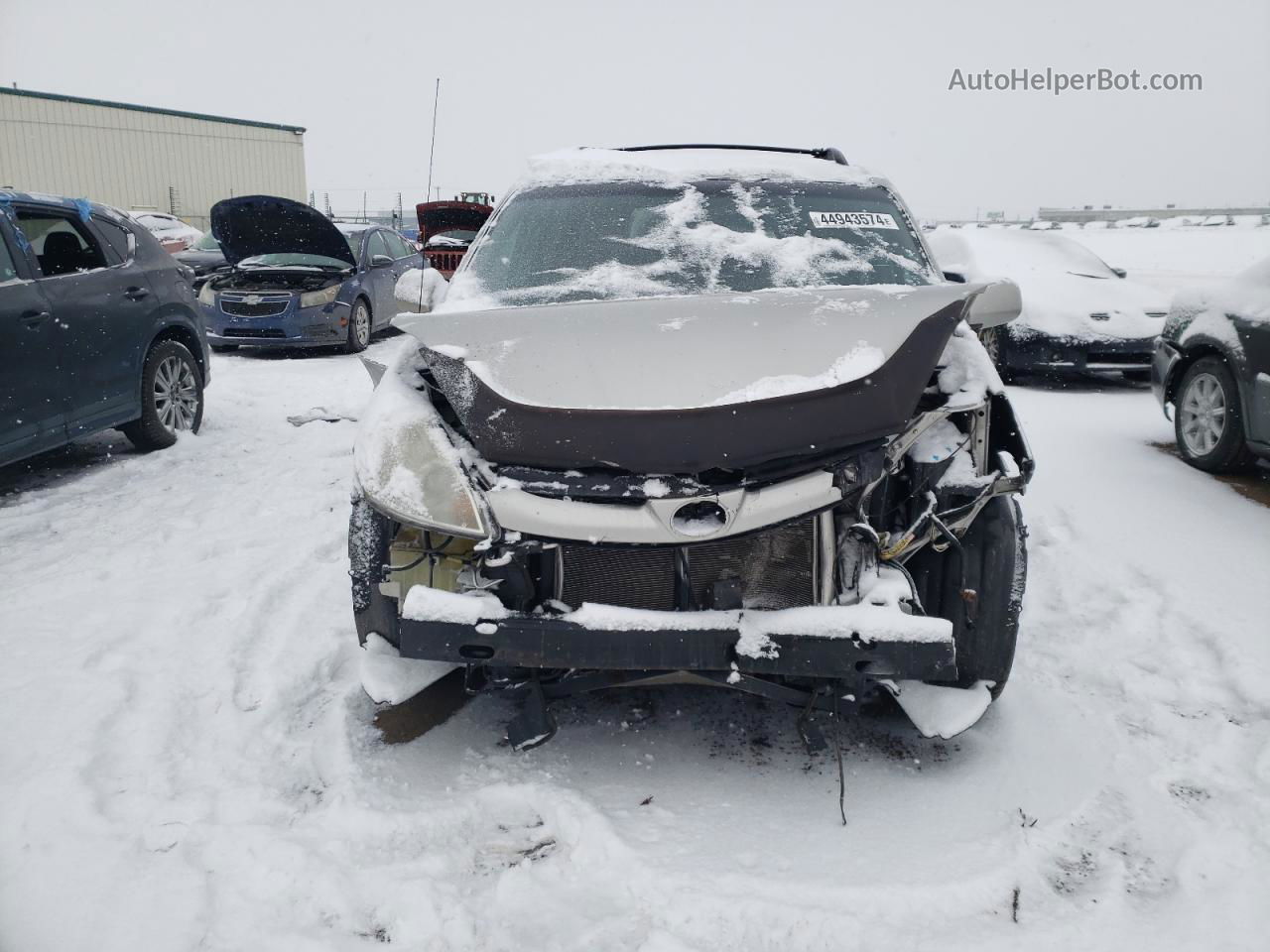 2010 Toyota Sienna Ce Серебряный vin: 5TDKK4CC8AS316180