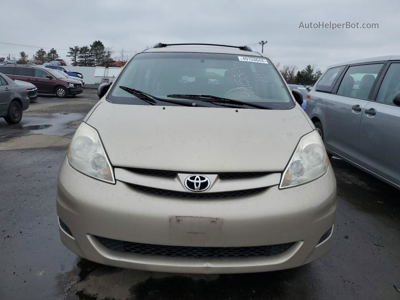 2010 Toyota Sienna Ce Желто-коричневый vin: 5TDKK4CC9AS289183