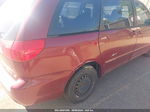 2010 Toyota Sienna Ce Red vin: 5TDKK4CCXAS341999